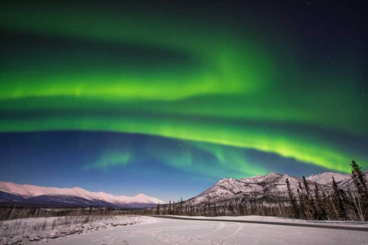 alaska aurora boreal ciudades más frías de ee.uu.