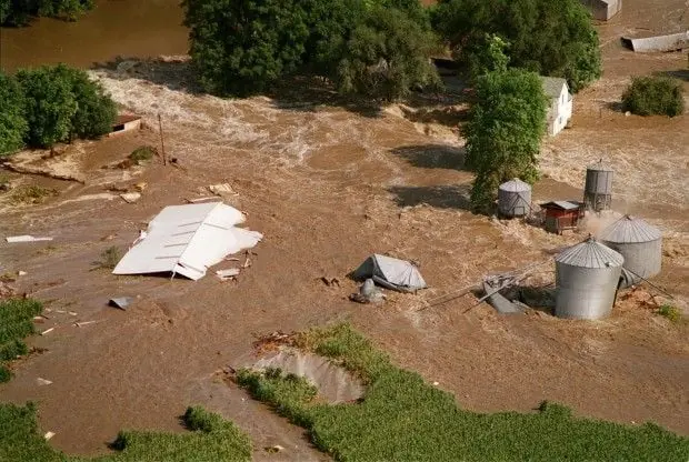 Columbia il under den stora översvämningen 1993