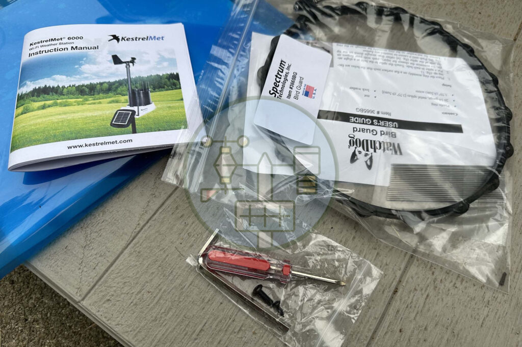 KestrelMet 6000 instruction packet and tools