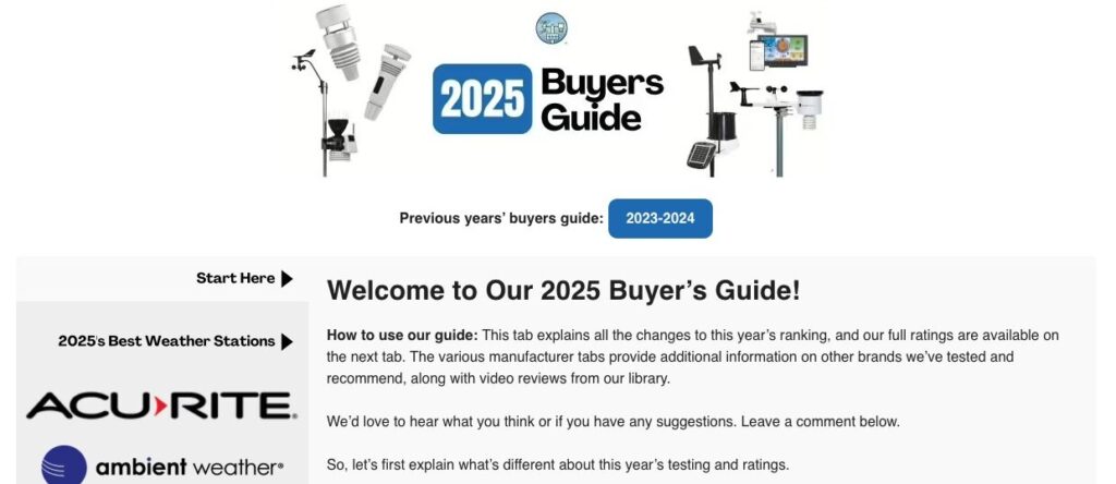 buyers guide screenshot