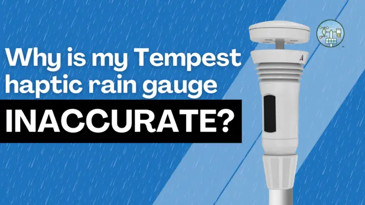 Tempest haptic rain gauge accuracy issue