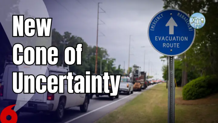 Evacuation Route: New Cone of Uncertainty.