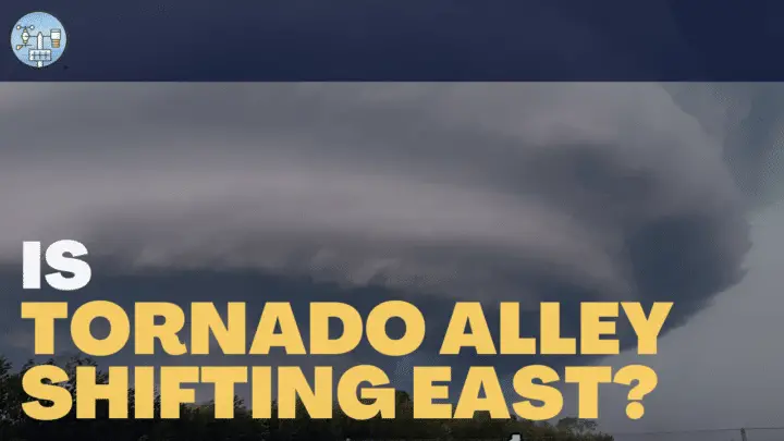 Tornado Alley mudando a questão para o leste